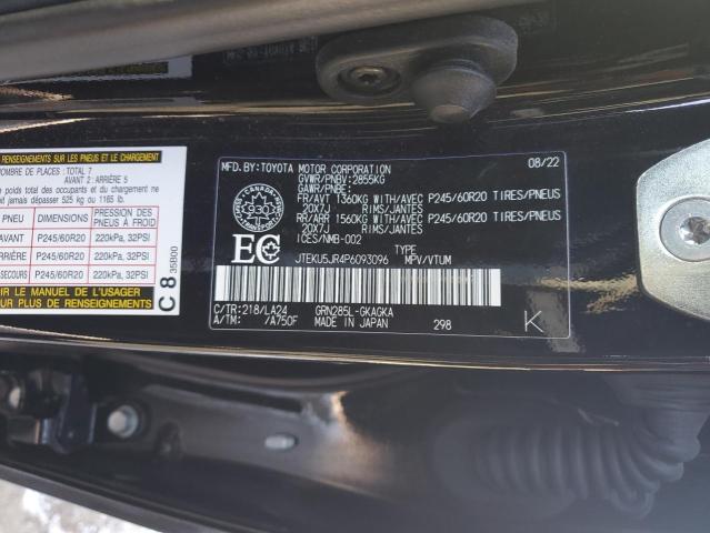 2023 Toyota 4Runner Limited VIN: JTEKU5JR4P6093096 Lot: 43492284