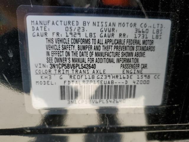 2023 NISSAN KICKS S 3N1CP5BV6PL542640
