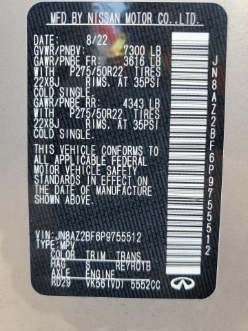 2023 INFINITI QX80 SENSO JN8AZ2BF6P9755512