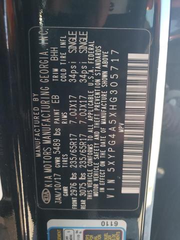 2017 KIA SORENTO LX - 5XYPG4A5XHG305717