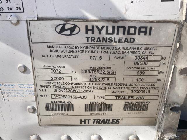 Lot #2489707969 2016 HYUNDAI TRANSLEAD salvage car