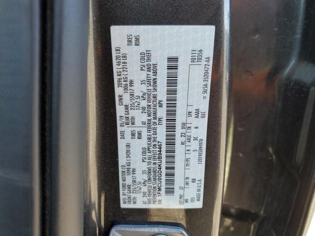 2019 FORD ESCAPE SE 1FMCU0GD4KUB94467