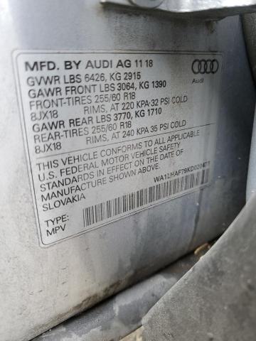 VIN WA1LHAF79KD020477 2019 Audi Q7, Premium Plus no.12