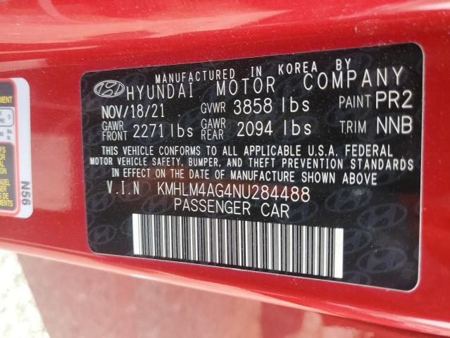 2022 HYUNDAI ELANTRA SE KMHLM4AG4NU284488