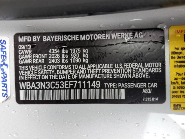 VIN WBA3N3C53EF711149 2014 BMW 4 Series, 428 I no.13