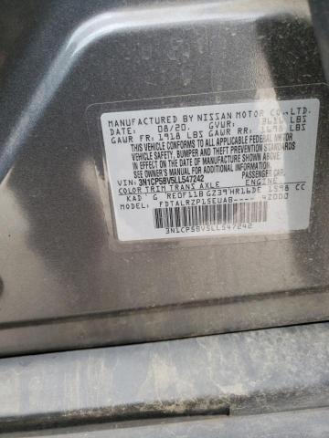 2020 NISSAN KICKS S 3N1CP5BV5LL547242