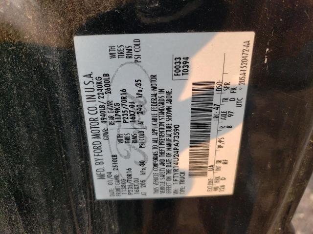 1FTYR14U24PA73590 2004 Ford Ranger Super Cab