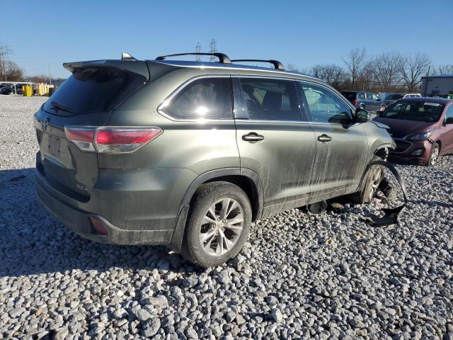 VIN 5TDJKRFHXES033527 2014 Toyota Highlander, Xle no.3