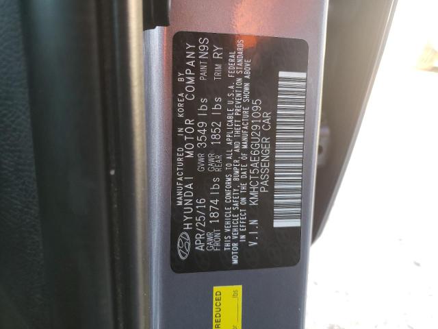 2016 HYUNDAI ACCENT SE KMHCT5AE6GU291095