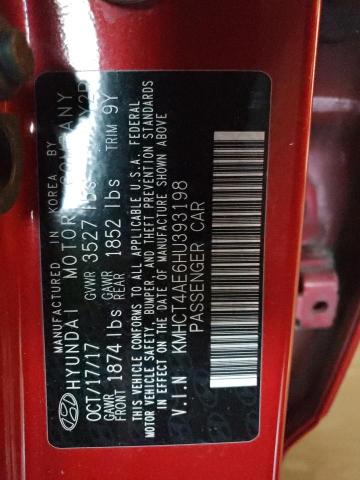 2017 HYUNDAI ACCENT SE KMHCT4AE6HU393198