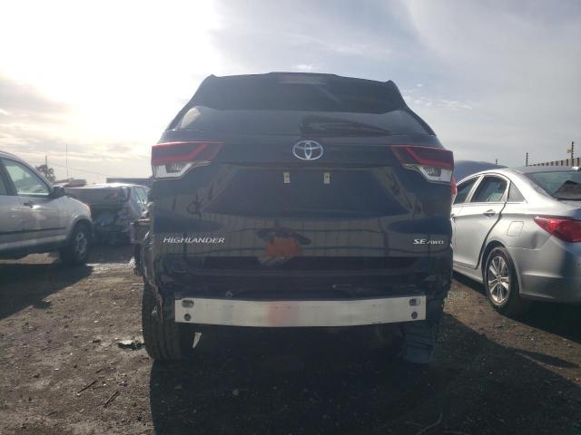 VIN 5TDJZRFH6KS625143 2019 Toyota Highlander, SE no.6