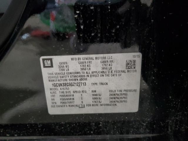 2016 CHEVROLET 1500 SILVE - 1GCVKSEC6GZ127713