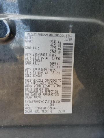 2019 NISSAN ROGUE S - 5N1AT2MV7KC723628