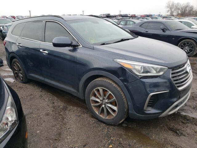 KM8SM4HF7HU223570 | 2017 Hyundai santa fe se