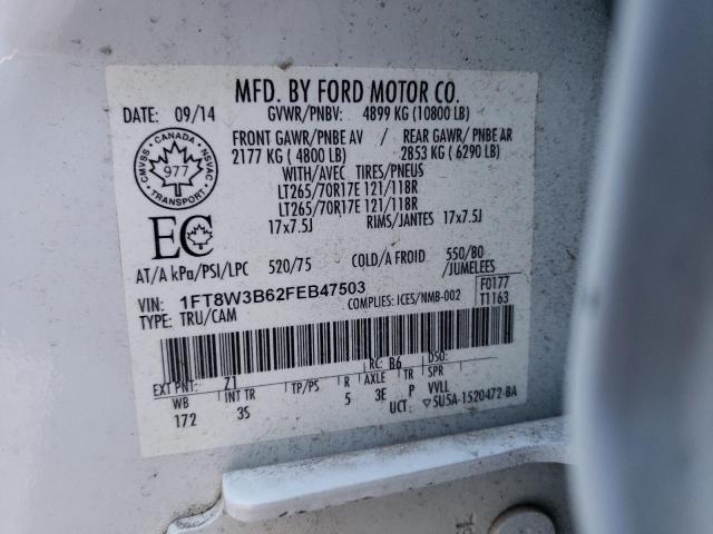 2015 FORD F350 SUPER 1FT8W3B62FEB47503