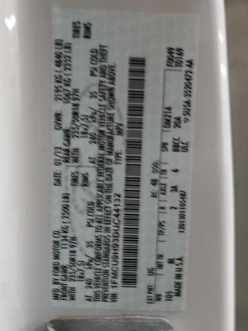 2013 Ford Escape Sel VIN: 1FMCU9H93DUC44132 Lot: 41504994