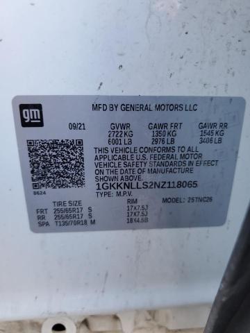 2022 GMC ACADIA AT4 - 1GKKNLLS2NZ118065
