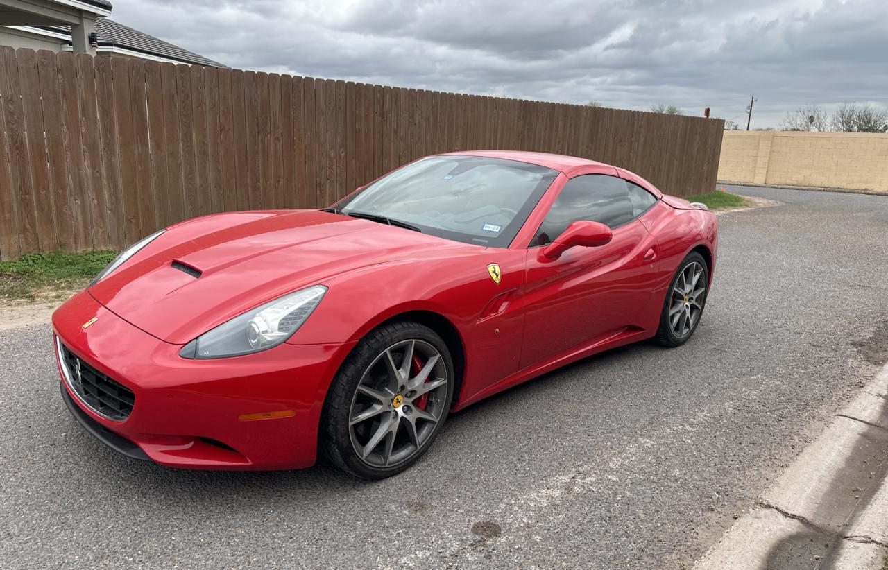 2012 Ferrari California vin: ZFF65LJA8C0182556