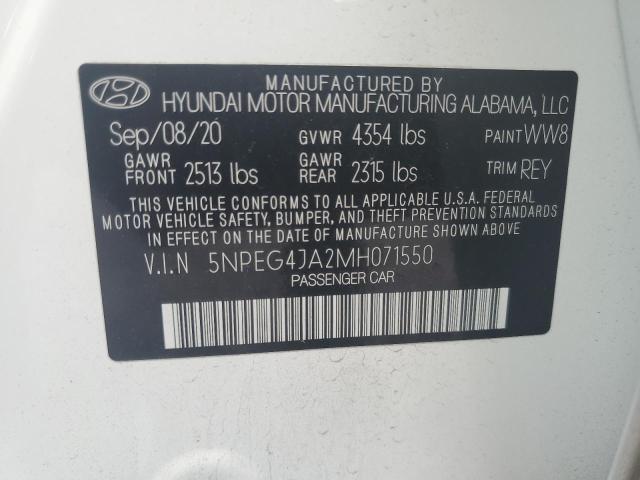 2021 HYUNDAI SONATA SE - 5NPEG4JA2MH071550