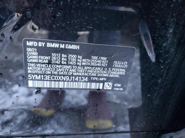 2022 BMW X3 M 5YM13EC0XN9J14134