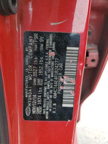 2015 HYUNDAI ACCENT GLS KMHCT4AE4FU824277