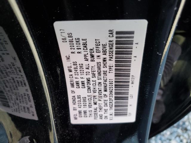 2017 HONDA ACCORD LX 1HGCR2F30HA250801