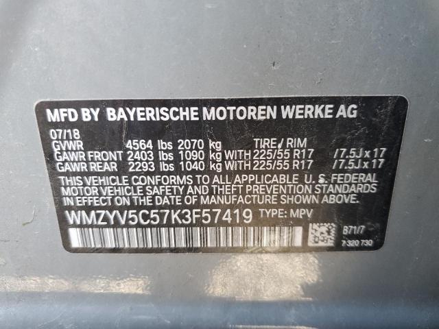 VIN WMZYV5C57K3F57419 2019 Mini Cooper, Countryman... no.12