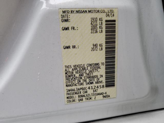 Image 12 of 2014 Nissan Altima salvage vehicle - Lot #41130894 at Copart