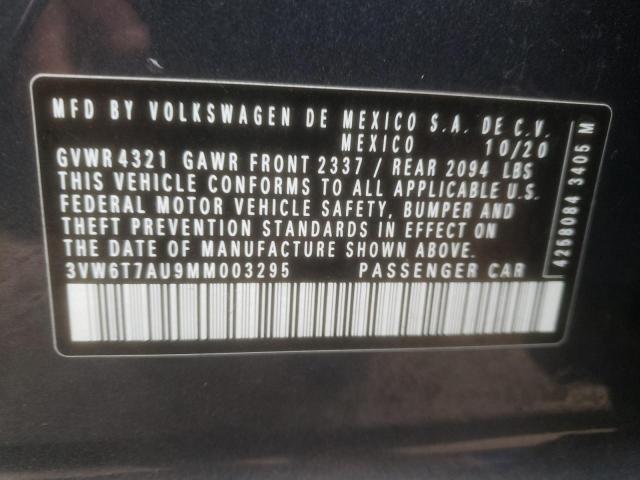 2021 VOLKSWAGEN GTI S 3VW6T7AU9MM003295