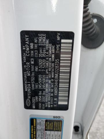 2021 HYUNDAI PALISADE S KM8R34HE8MU328735