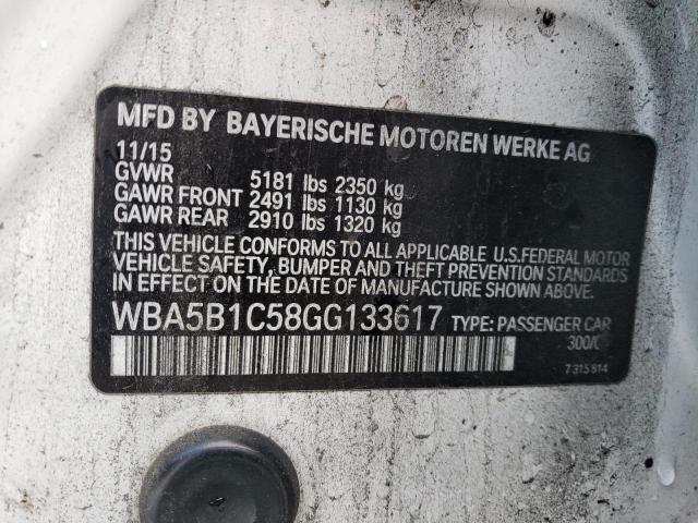 2016 BMW 535 I WBA5B1C58GG133617