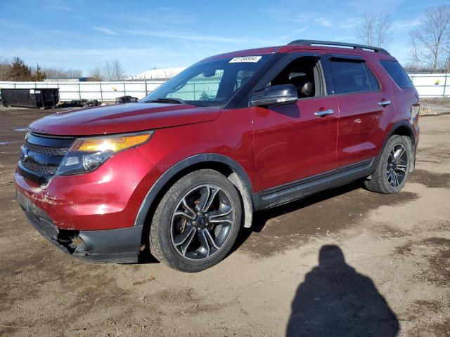 Lot #2507644068 2013 FORD EXPLORER S salvage car