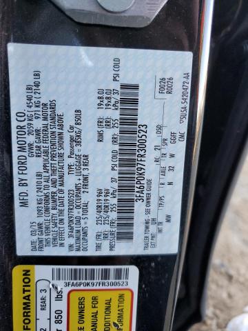 2015 FORD FUSION TIT 3FA6P0K97FR300523