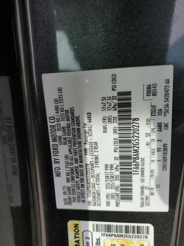 2016 FORD MUSTANG 1FA6P8AM2G5220278