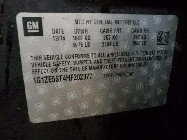 2017 Chevrolet Malibu Lt VIN: 1G1ZE5ST4HF202077 Lot: 42269704