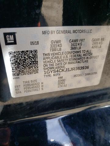 2018 CADILLAC ESCALADE P - 1GYS4CKJ1JR363936