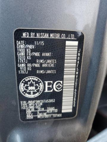 2016 NISSAN JUKE S - JN8AF5MV2GT653853