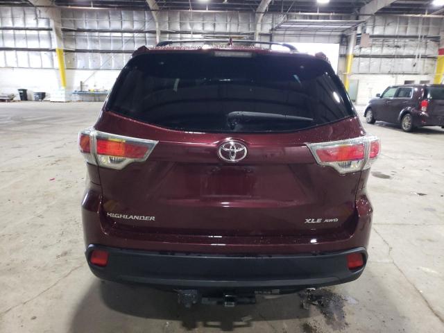2016 TOYOTA HIGHLANDER 5TDJKRFH6GS230777