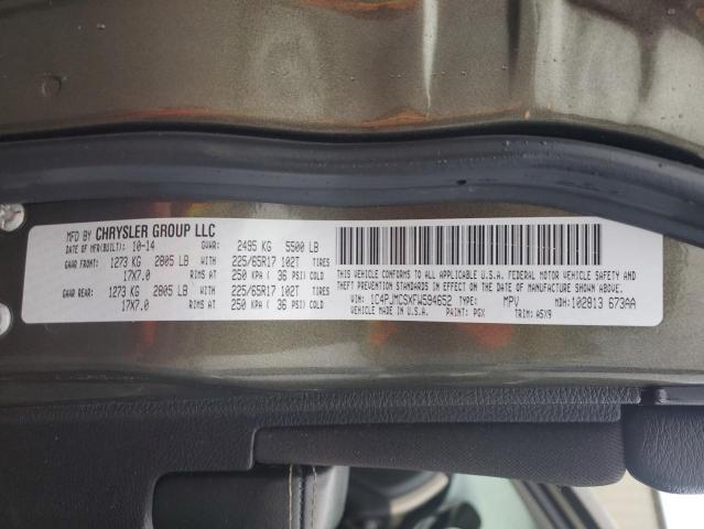 2015 JEEP CHEROKEE L 1C4PJMCSXFW594652