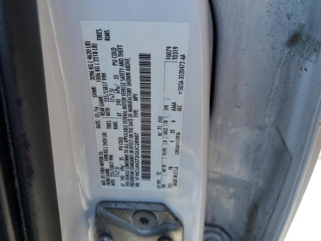 2016 FORD ESCAPE SE 1FMCU0G72GUC28987
