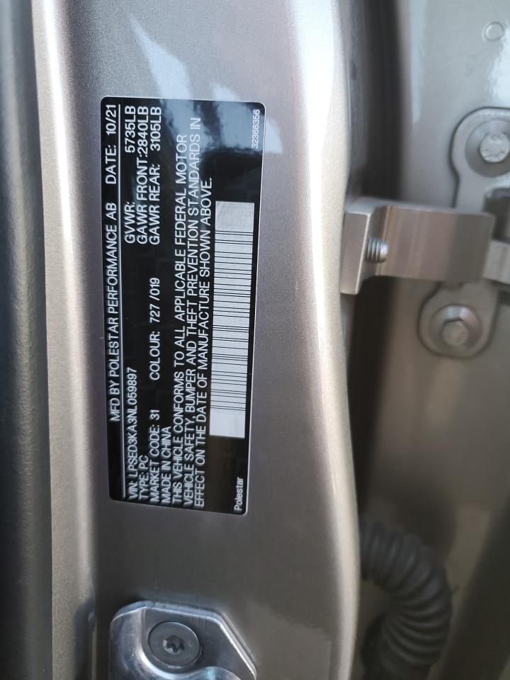 LPSED3KA3NL059897 2022 Polestar 2