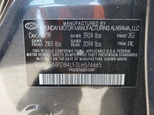 2020 HYUNDAI ELANTRA SE 5NPD84LF2LH576665