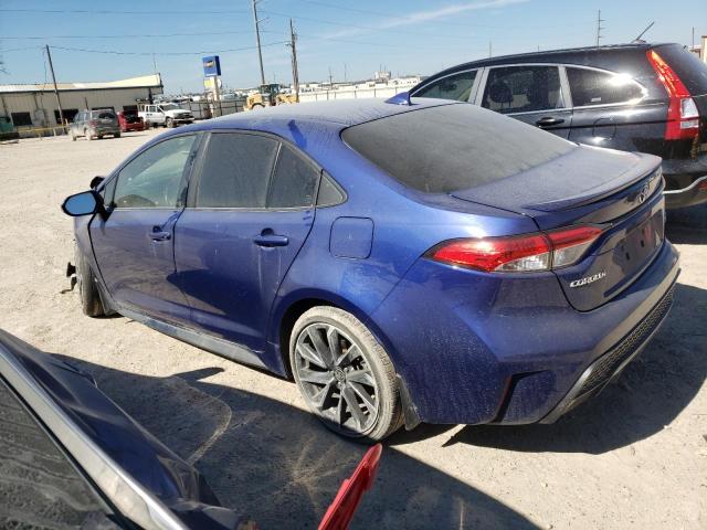 TOYOTA COROLLA SE 2021 blue  gas JTDS4MCE5MJ057273 photo #3