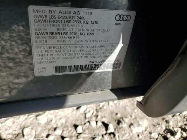 VIN WA1L2AFP1HA077090 2017 Audi Q5, Premium Plus no.13