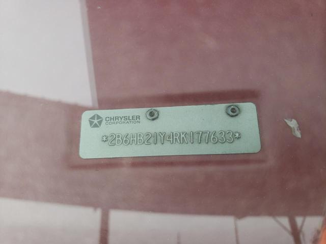 1994 Dodge Ram Van B250 VIN: 2B6HB21Y4RK177633 Lot: 41439164