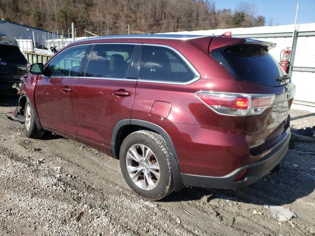 VIN 5TDJKRFH9FS223479 2015 Toyota Highlander, Xle no.2