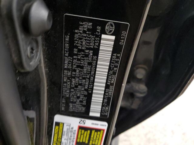 VIN 4T1G11AK2NU046636 2022 Toyota Camry, SE no.12