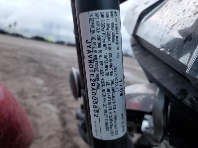 2009 YAMAHA XVS950 A JYAVN01E29A005852