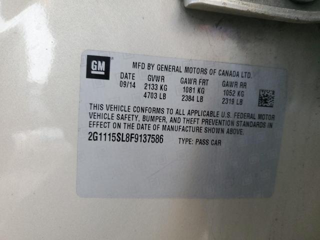 2015 CHEVROLET IMPALA LT - 2G1115SL8F9137586