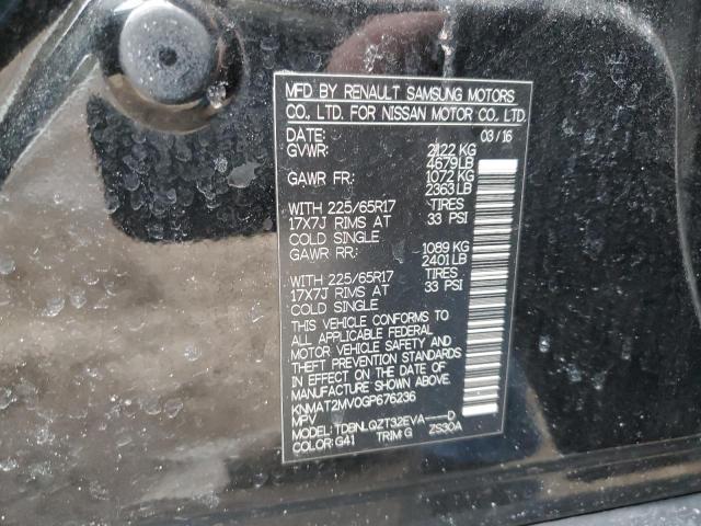 2016 NISSAN ROGUE S KNMAT2MV0GP676236